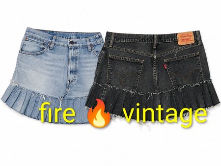 Upcycle denim Skirts