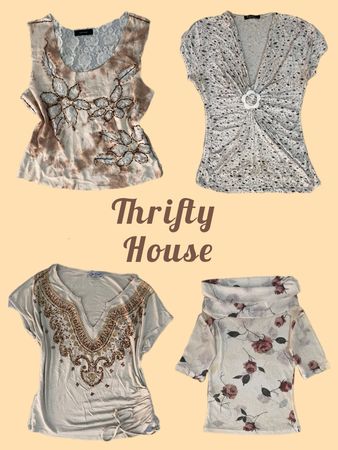 Y2k Fairycore & Boho Dream Tops(TH/392)