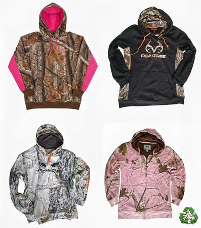 Realtree Camo Hunting Sweats, Hoodies including Mossy Oak Y2k modern mixed