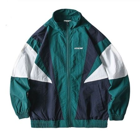 Branded crazy windbreaker