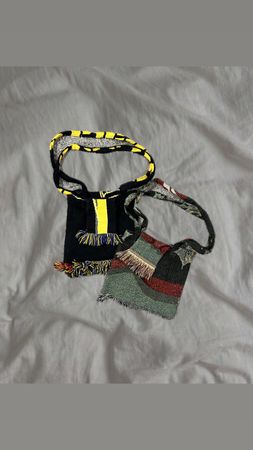 Upcycled Tapestry Woven Bag