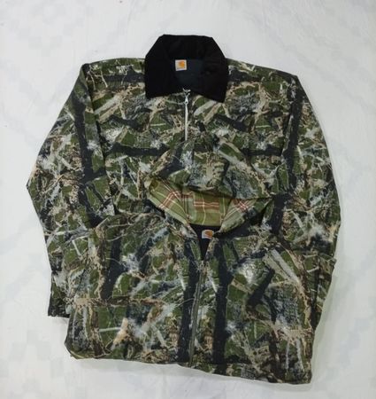 CR8561 UPCYCLED CARHARTT CAMO JACKETS & HOODIES