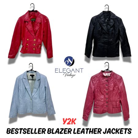 Y2K Bestseller Blazer Leather Jackets - EV0106