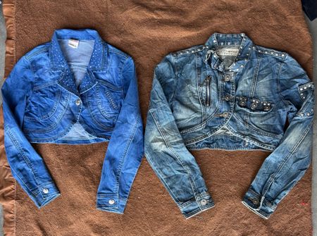 Cropped Denim Jackets 9 pieces