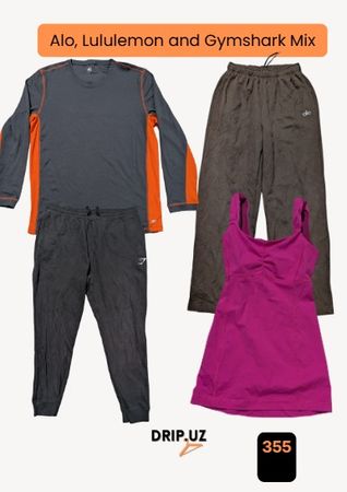 Alo, Lululemon and Gymshark Mix