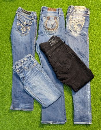 5700 - Miss Me, True Religion and Rock Revival Straight and Flare Jeans