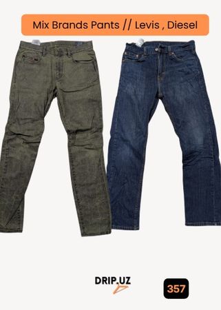 Mixed brands Pants // Levi's, Diesel