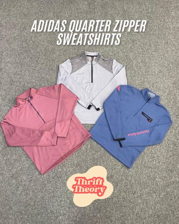 Adidas Quarter Zipper Sweatshirts- (18/05)