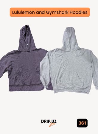 Lululemon and Gymshark Hoodiee