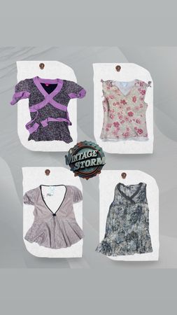 Y2K Fairy Fit Poly Blouse