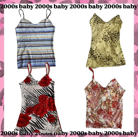 Rom Com y2k cami tops-116