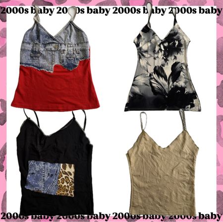 McBling Muse: y2k cami tops-120