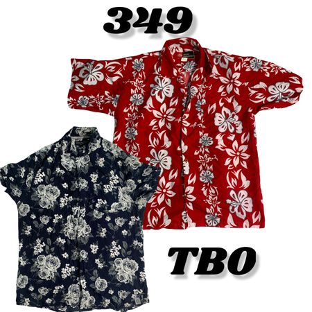 Hawaiian Men Shirts (Brands) George & Wrangler etc # 349.