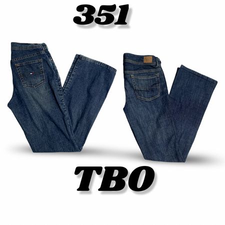 Y2K Bootcut jeans (brands) vigoss , Silver , American Ealge , Hollister , wrangler & Tommy Hilfiger etc #350.