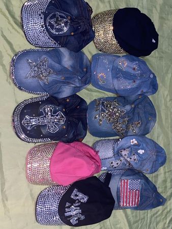Y2K denim Baseball Caps 10 pcs