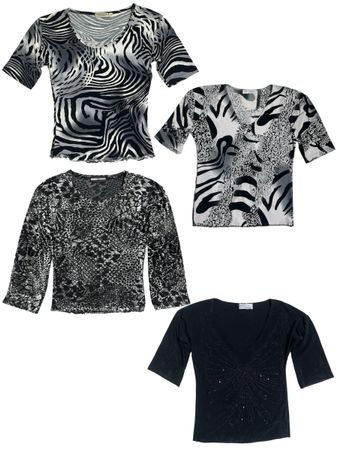 Dark Twilight Core x Y2K Tops: RE-052