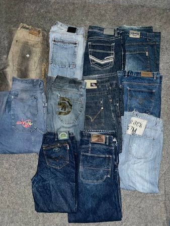 Men Hip Hop Denim Jeans