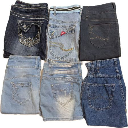 ALMOST FAMOUS AND OTHER BRAND MINI SKIRTS  (026)