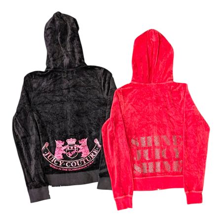 Juicy Couture Hoodie | Soft Velour Casual Glamwear