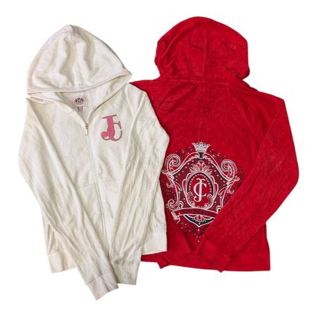 Juicy Couture Hoodie | Soft Velour Casual Glamwear