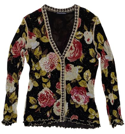 Y2k long sleeve blouse