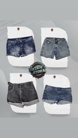 Y2K Cuffed Jean Short