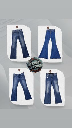 Y2K Distressed Bootcut Jean