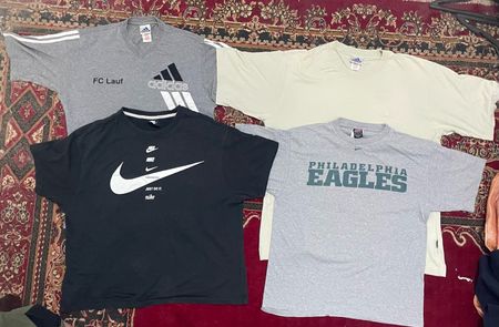 Nike and adidas T shirts
