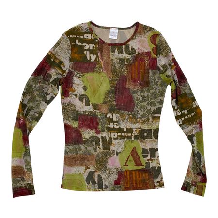 Y2K Long sleeve blouse