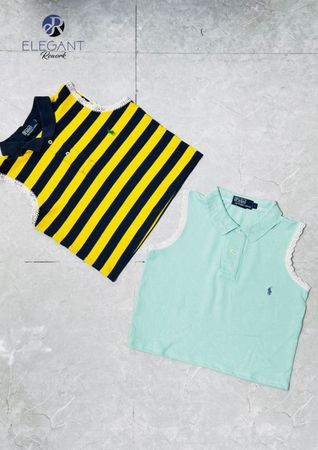 UPCYCLED Sleeveless Polo Shirts - EVR0499
