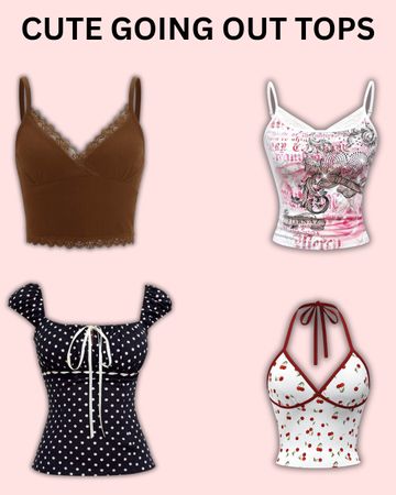 Cute Going Out Tops # 190526