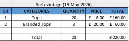 Custom handpick Siteevintage 23 Pieces (19-May-2026)