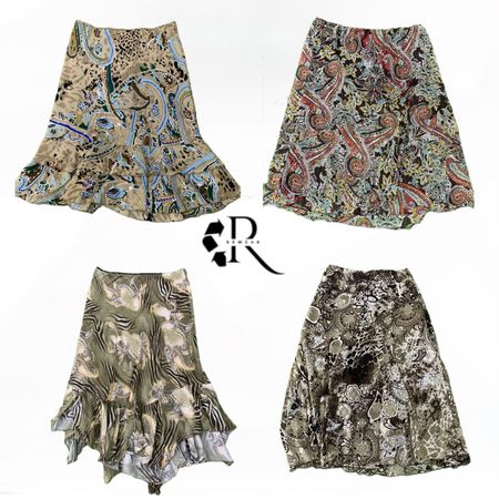 Y2K Unique Girl Poly Maxi Skirts RW1999