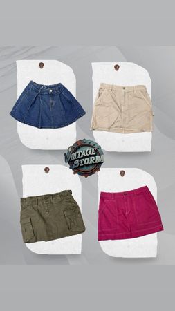 Y2K Denim Doll Mini Skirt
