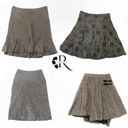 Y2K Unique Girls Poly Maxi  Skirts 2001