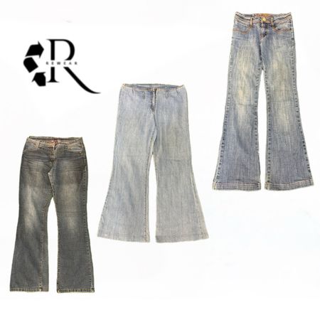 Y2K Era Cyber Girl Denim Jeans RW2003