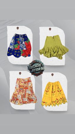Y2K Poly Skirt