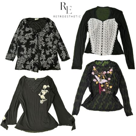Y2K Natural Vibe Girl Full Sleeve Top RE-3267