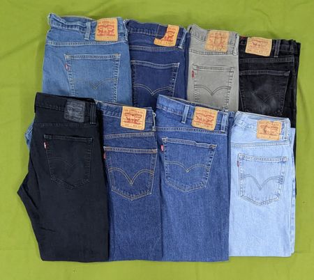 RV3537 Levi's Zipper Jeans