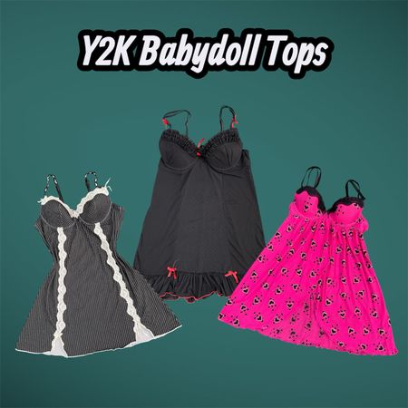 Y2K Babydoll Tops - (19/05)