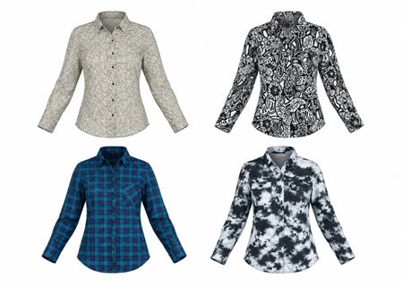 Y2k woman's longsleeve/shortsleeve shirts VCH 089