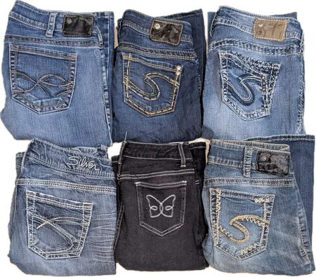 SILVER JEANS CO. AND OTHER MIX BRANDS JEANS (AW 034)