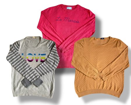 GAP and mix brand sweaters