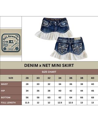 Jupe mini plissée Rock Revival True Religion Miss Me recyclée