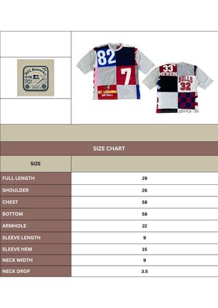 Upcycled Patchwork Sports Tee
