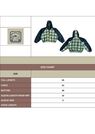 Upcycled Patchwork Contrast Hoodie