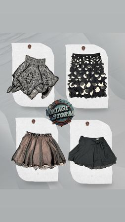 Y2K Sequin Party Skirt