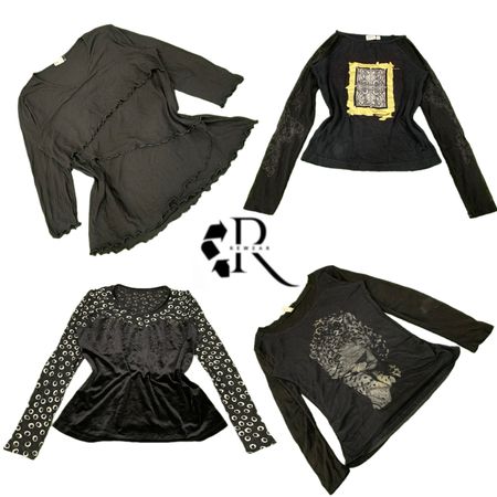 Y2K Unique Girls Full Sleeves Tops RW2012