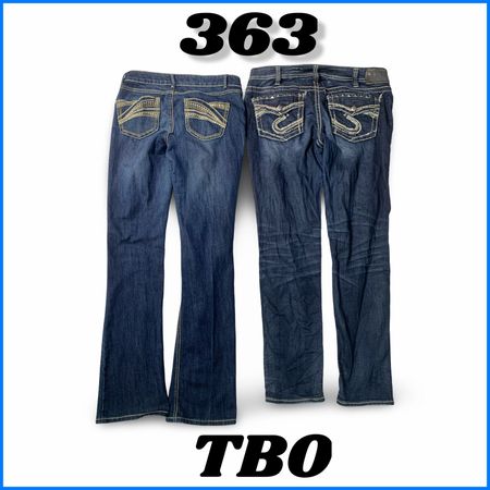 Y2k Embroidery jeans (brands) BKE , Lucky brand , Levi’s , silver , American Eagle & love etc #363.