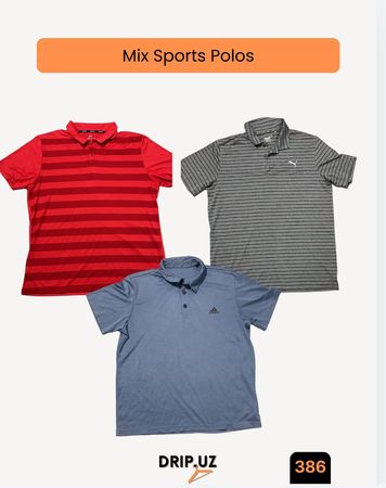 Premium Brands Mix Sports Polos // Adidas, Puma, Nike